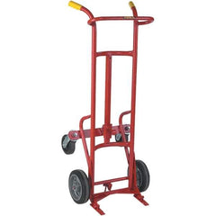 Wesco Industrial Products - 1,000 Lb Load Capacity, 30, 55 & 85 Gal Pail Tipper - 24" Wide x 58" High, 4 Steel Wheels - Exact Tool & Supply