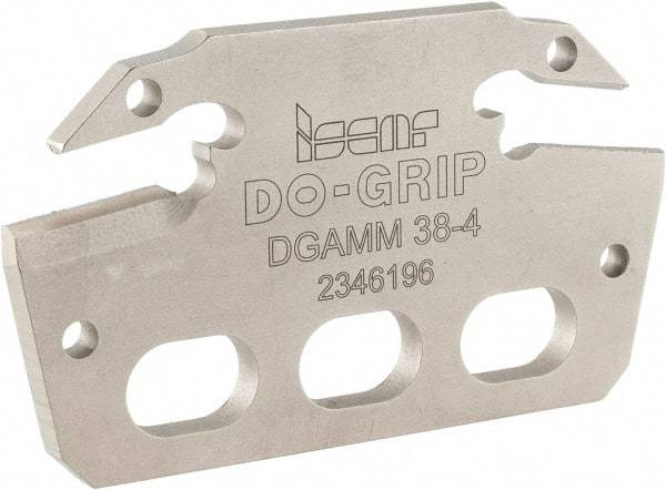 Iscar - Right Hand, 0.157 Inch Insert Width, Indexable Cutoff and Grooving Support Blade - DGAMM38-4 BLADE - Exact Tool & Supply