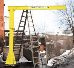 Value Collection - 2,000 Lb Load Capacity, Steel Jib Crane - Pillar Base Jib - Exact Tool & Supply