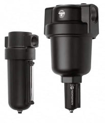 Norgren - 1-1/2" Port, 16.96" High x 8.22" Wide General Purpose Filter XLRG with Aluminum Bowl, Automatic Drain - Exact Tool & Supply