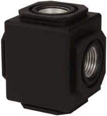 Norgren - Aluminum FRL Manifolding Block - Use with Compact Compressed Air Filters - Exact Tool & Supply
