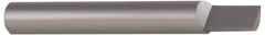 Accupro - 1/2" Shank Diam, 2" OAL, 1/2" Cut Diam, Square Engraving Cutter - 9/16" LOC, 0.5" Tip Diam, 1 Flute, Right Hand Cut, Micrograin Solid Carbide, Uncoated - Exact Tool & Supply