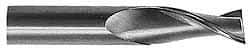 Hertel - 7/16", 5/8" LOC, 7/16" Shank Diam, 2-1/2" OAL, 2 Flute, Solid Carbide Square End Mill - Single End, AlTiN Finish, 30° Helix, Centercutting, Right Hand Cut - Exact Tool & Supply