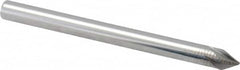 Made in USA - 1/8" Shank Diam, 5 Flute 60° Solid Carbide Countersink - Exact Tool & Supply