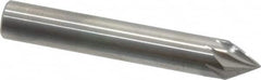 Made in USA - 5/16" Shank Diam, 7 Flute 60° Solid Carbide Countersink - Exact Tool & Supply