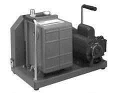Welch Vacuum - 1 hp Rotary Vane Vaccum Pump - 115/230 Volts, 10.6 CFM, 20" Long x 14.1" Wide x 15.4" High - Exact Tool & Supply