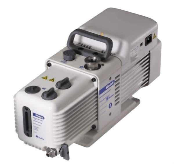 Welch Vacuum - 1/3 hp Rotary Vane Vaccum Pump - 115 Volts, 3.8 CFM, 16.7" Long x 6-1/2" Wide x 9.6" High - Exact Tool & Supply