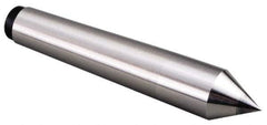 Value Collection - 23/32" Head Diam, Carbon Steel Standard Point Solid Dead Center - 2MT Morse Taper, 23/32" Point Diam, 4" OAL - Exact Tool & Supply