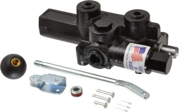 Prince - 20 GPM 3/4 Inlet Cast Iron Hydraulic Control Valve - 4-1/4" Wide x 12-1/4" Long - Exact Tool & Supply