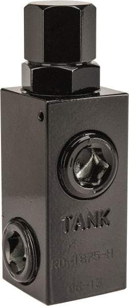 Prince - 20 GPM 3/4 Inlet Cast Iron Hydraulic Control Valve - 1-1/2" Wide x 4.557" Long - Exact Tool & Supply