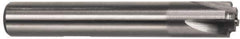 Interstate - 7/8" Radius, 2-1/2" Mill Diam, 4 Flute High Speed Steel Corner Rounding End Mill - Single End, Uncoated, 4-1/2" OAL, 3/4" Shank Diam - Exact Tool & Supply