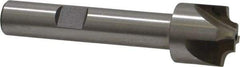 Interstate - 7/64" Radius, 5/8" Mill Diam, 4 Flute High Speed Steel Corner Rounding End Mill - Single End, Uncoated, 2-1/2" OAL, 3/8" Shank Diam - Exact Tool & Supply