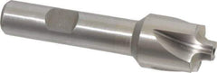Interstate - 5/32" Radius, 3/4" Mill Diam, 4 Flute High Speed Steel Corner Rounding End Mill - Single End, Uncoated, 3" OAL, 1/2" Shank Diam - Exact Tool & Supply
