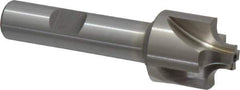 Interstate - 3/16" Radius, 7/8" Mill Diam, 4 Flute High Speed Steel Corner Rounding End Mill - Single End, Uncoated, 3" OAL, 1/2" Shank Diam - Exact Tool & Supply