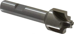 Interstate - 15/64" Radius, 7/8" Mill Diam, 4 Flute High Speed Steel Corner Rounding End Mill - Single End, Uncoated, 3-1/8" OAL, 1/2" Shank Diam - Exact Tool & Supply