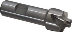Interstate - 1/4" Radius, 1" Mill Diam, 4 Flute High Speed Steel Corner Rounding End Mill - Single End, Uncoated, 3-1/4" OAL, 3/4" Shank Diam - Exact Tool & Supply