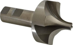 Interstate - 7/8" Radius, 2-1/2" Mill Diam, 4 Flute High Speed Steel Corner Rounding End Mill - Single End, Uncoated, 4-1/2" OAL, 1" Shank Diam - Exact Tool & Supply
