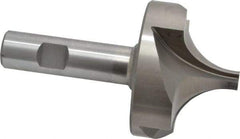Interstate - 1" Radius, 2-5/8" Mill Diam, 4 Flute High Speed Steel Corner Rounding End Mill - Single End, Uncoated, 4-1/2" OAL, 3/4" Shank Diam - Exact Tool & Supply