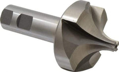 Interstate - 1" Radius, 2-5/8" Mill Diam, 4 Flute High Speed Steel Corner Rounding End Mill - Single End, Uncoated, 4-3/4" OAL, 1" Shank Diam - Exact Tool & Supply