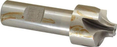 Interstate - 5/16" Radius, 1-1/8" Mill Diam, 4 Flute High Speed Steel Corner Rounding End Mill - Single End, Uncoated, 3-1/4" OAL, 3/4" Shank Diam - Exact Tool & Supply