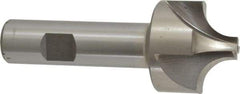 Interstate - 1/2" Radius, 1-1/2" Mill Diam, 4 Flute High Speed Steel Corner Rounding End Mill - Single End, Uncoated, 3-7/8" OAL, 3/4" Shank Diam - Exact Tool & Supply