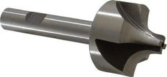 Interstate - 1/2" Radius, 1-1/2" Mill Diam, 4 Flute High Speed Steel Corner Rounding End Mill - Single End, Uncoated, 3-7/8" OAL, 1/2" Shank Diam - Exact Tool & Supply