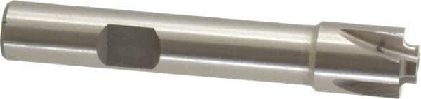 Interstate - 3/64" Radius, 7/16" Mill Diam, 4 Flute Cobalt Corner Rounding End Mill - Single End, Uncoated, 2-1/2" OAL, 3/8" Shank Diam - Exact Tool & Supply