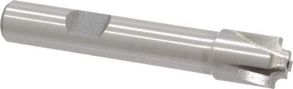 Interstate - 1/16" Radius, 7/16" Mill Diam, 4 Flute Cobalt Corner Rounding End Mill - Single End, Uncoated, 2-1/2" OAL, 3/8" Shank Diam - Exact Tool & Supply