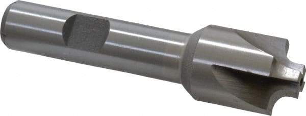 Interstate - 9/64" Radius, 3/4" Mill Diam, 4 Flute Cobalt Corner Rounding End Mill - Single End, Uncoated, 3" OAL, 1/2" Shank Diam - Exact Tool & Supply