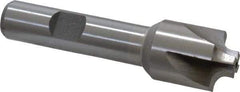 Interstate - 9/64" Radius, 3/4" Mill Diam, 4 Flute Cobalt Corner Rounding End Mill - Single End, Uncoated, 3" OAL, 1/2" Shank Diam - Exact Tool & Supply
