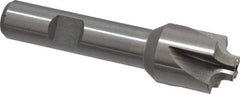 Interstate - 5/32" Radius, 3/4" Mill Diam, 4 Flute Cobalt Corner Rounding End Mill - Single End, Uncoated, 3" OAL, 1/2" Shank Diam - Exact Tool & Supply