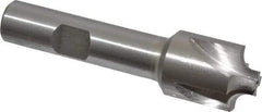 Interstate - 11/64" Radius, 3/4" Mill Diam, 4 Flute Cobalt Corner Rounding End Mill - Single End, Uncoated, 3" OAL, 1/2" Shank Diam - Exact Tool & Supply