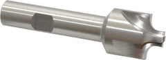 Interstate - 3/16" Radius, 7/8" Mill Diam, 4 Flute Cobalt Corner Rounding End Mill - Single End, Uncoated, 3-1/8" OAL, 1/2" Shank Diam - Exact Tool & Supply