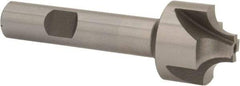 Interstate - 17/64" Radius, 1" Mill Diam, 4 Flute Cobalt Corner Rounding End Mill - Single End, Uncoated, 3-1/8" OAL, 1/2" Shank Diam - Exact Tool & Supply