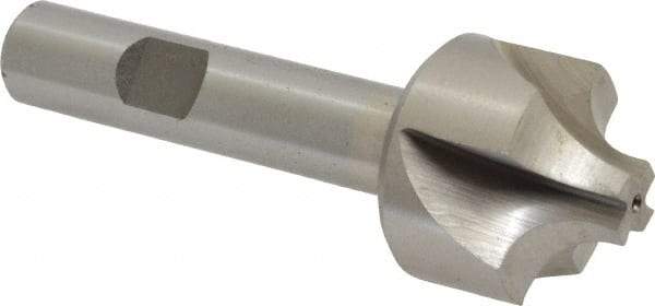 Interstate - 5/16" Radius, 1-1/8" Mill Diam, 4 Flute Cobalt Corner Rounding End Mill - Single End, Uncoated, 3-1/4" OAL, 1/2" Shank Diam - Exact Tool & Supply