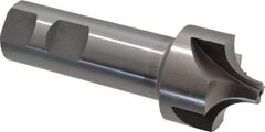 Interstate - 1/2" Radius, 1-1/2" Mill Diam, 4 Flute Cobalt Corner Rounding End Mill - Single End, Uncoated, 4-1/8" OAL, 1" Shank Diam - Exact Tool & Supply