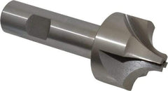 Interstate - 17/32" Radius, 1-1/2" Mill Diam, 4 Flute Cobalt Corner Rounding End Mill - Single End, Uncoated, 3-7/8" OAL, 3/4" Shank Diam - Exact Tool & Supply