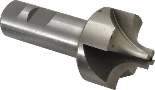 Interstate - 9/16" Radius, 1-15/16" Mill Diam, 4 Flute Cobalt Corner Rounding End Mill - Single End, Uncoated, 4-1/4" OAL, 1" Shank Diam - Exact Tool & Supply