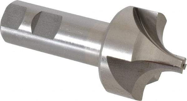 Interstate - 5/8" Radius, 1-15/16" Mill Diam, 4 Flute Cobalt Corner Rounding End Mill - Single End, Uncoated, 4-1/4" OAL, 1" Shank Diam - Exact Tool & Supply