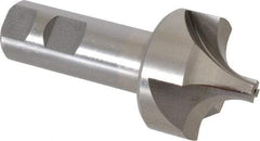Interstate - 5/8" Radius, 1-15/16" Mill Diam, 4 Flute Cobalt Corner Rounding End Mill - Single End, Uncoated, 4-1/4" OAL, 1" Shank Diam - Exact Tool & Supply