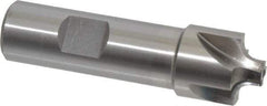 Interstate - 3/16" Radius, 7/8" Mill Diam, 4 Flute Cobalt Corner Rounding End Mill - Single End, Uncoated, 3-1/8" OAL, 3/4" Shank Diam - Exact Tool & Supply