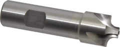Interstate - 7/32" Radius, 7/8" Mill Diam, 4 Flute Cobalt Corner Rounding End Mill - Single End, Uncoated, 3-1/4" OAL, 3/4" Shank Diam - Exact Tool & Supply