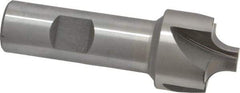 Interstate - 9/32" Radius, 1-1/8" Mill Diam, 4 Flute Cobalt Corner Rounding End Mill - Single End, Uncoated, 3-1/4" OAL, 3/4" Shank Diam - Exact Tool & Supply