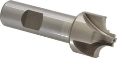 Interstate - 5/16" Radius, 1-1/8" Mill Diam, 4 Flute Cobalt Corner Rounding End Mill - Single End, Uncoated, 3-1/4" OAL, 3/4" Shank Diam - Exact Tool & Supply