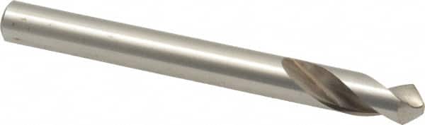 Interstate - 1/4" Body Diam, 90°, 2-1/2" OAL, High Speed Steel Spotting Drill - Exact Tool & Supply