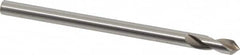 Interstate - 1/4" Body Diam, 90°, 4" OAL, High Speed Steel Spotting Drill - Exact Tool & Supply