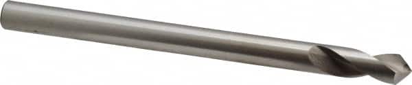 Interstate - 3/8" Body Diam, 90°, 5" OAL, High Speed Steel Spotting Drill - Exact Tool & Supply