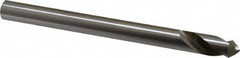 Interstate - 1/2" Body Diam, 90°, 6" OAL, High Speed Steel Spotting Drill - Exact Tool & Supply