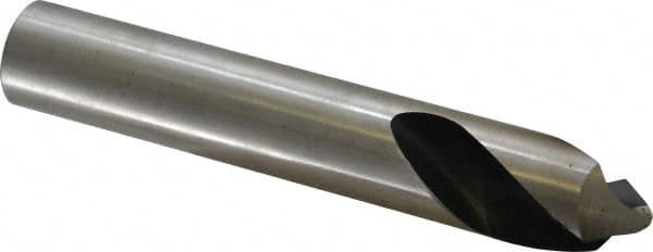 Interstate - 1" Body Diam, 90°, 6" OAL, High Speed Steel Spotting Drill - Exact Tool & Supply