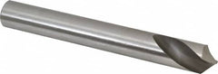Interstate - 1" Body Diam, 90°, 8" OAL, High Speed Steel Spotting Drill - Exact Tool & Supply